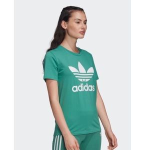 Adidas Treefoil Tee Future Hydro/White